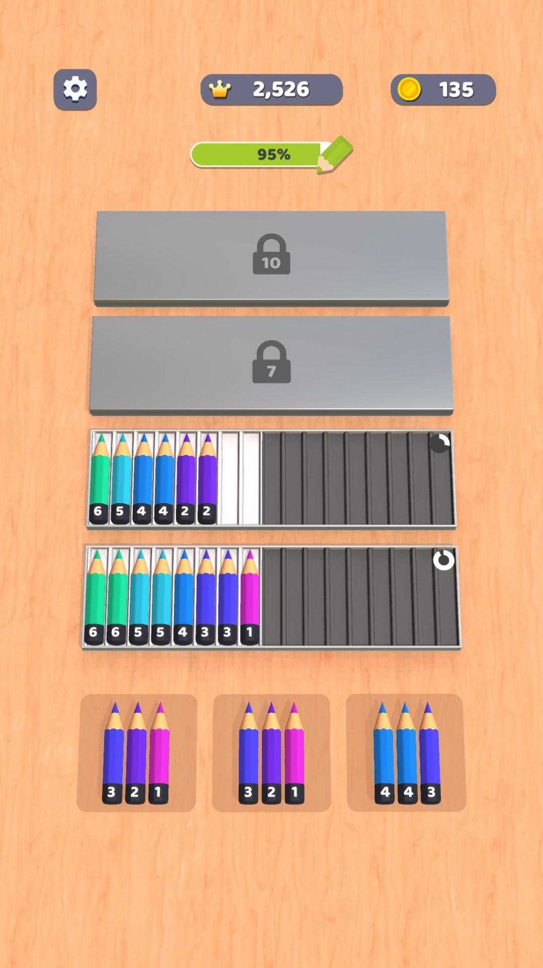 铅笔排序3D v0.1.0