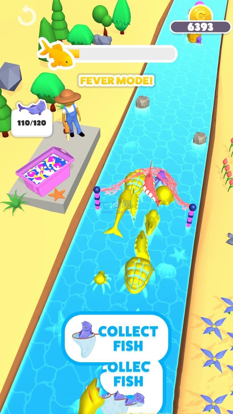 网鱼和收集游戏