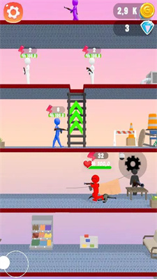 阁楼战斗2048Penthouse3D 2048