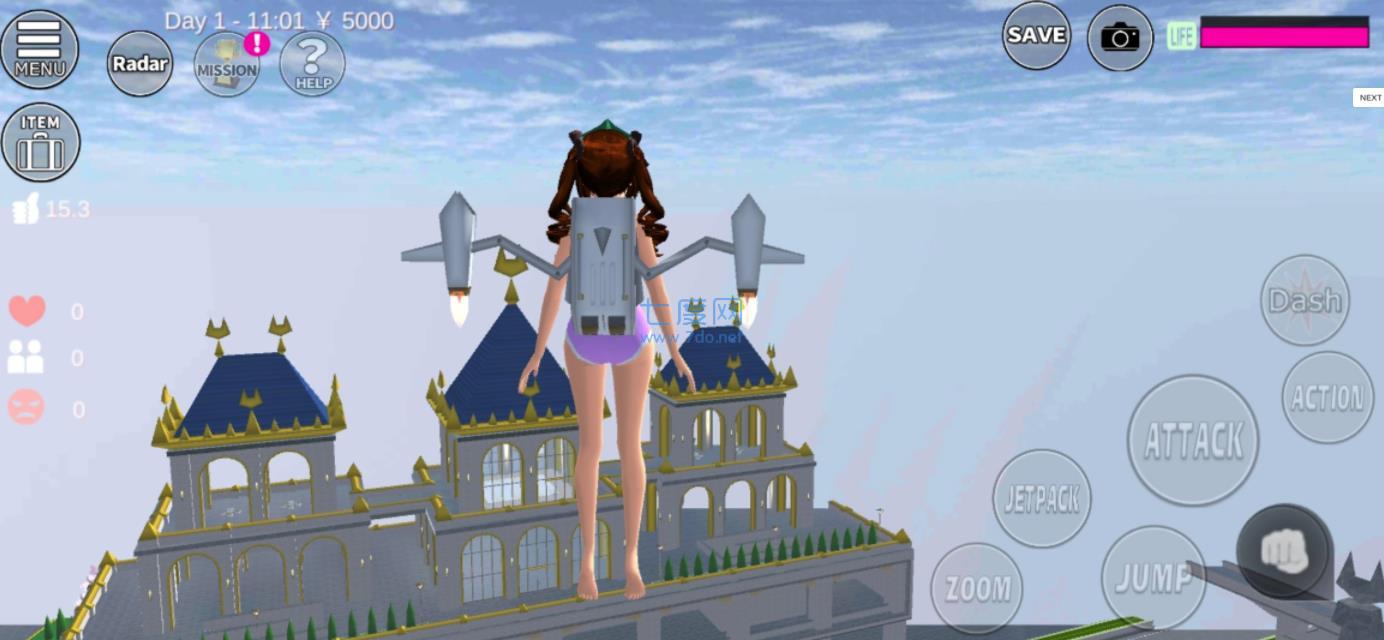 新版的樱花校园模拟器