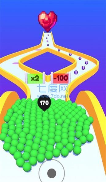 石球滚起来游戏