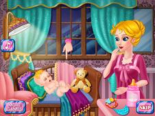 Mother Bottle Feeding Baby(奶瓶喂养的女孩)