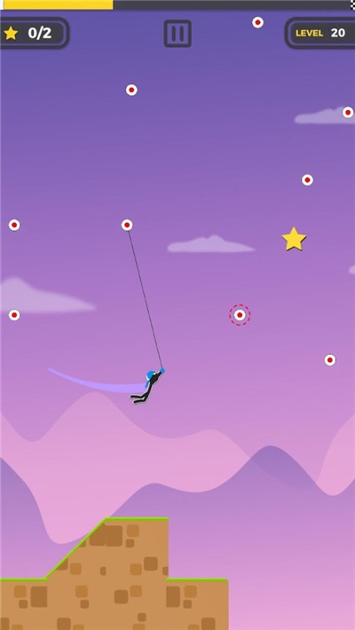 火柴人绳索跑酷