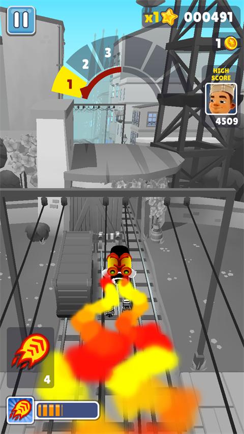 地铁跑酷果茶天天开心版本 168.7M