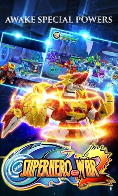超级英雄战争机器人大战游戏中文版 