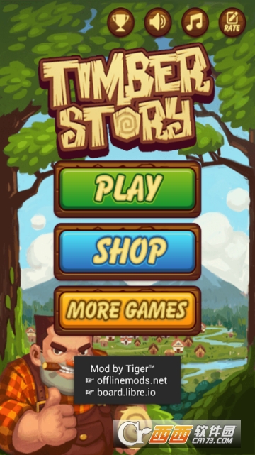Timber Story(伐木传奇(大量木桩和树木)) v1.0.4 安卓版