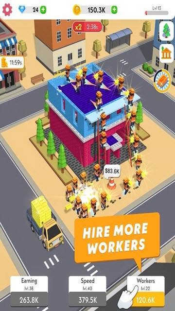 Idle Construction 3D(放置包工头3D) v2.7.1 安卓版