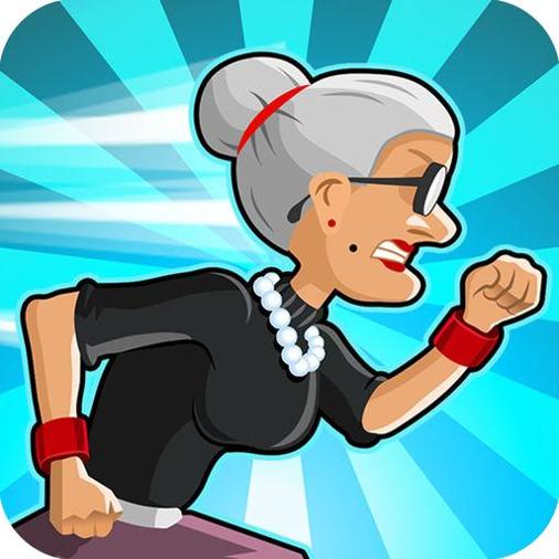 愤怒的老奶奶玩酷跑