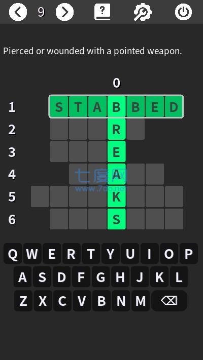 纵横填字谜级联Crossword Cascade