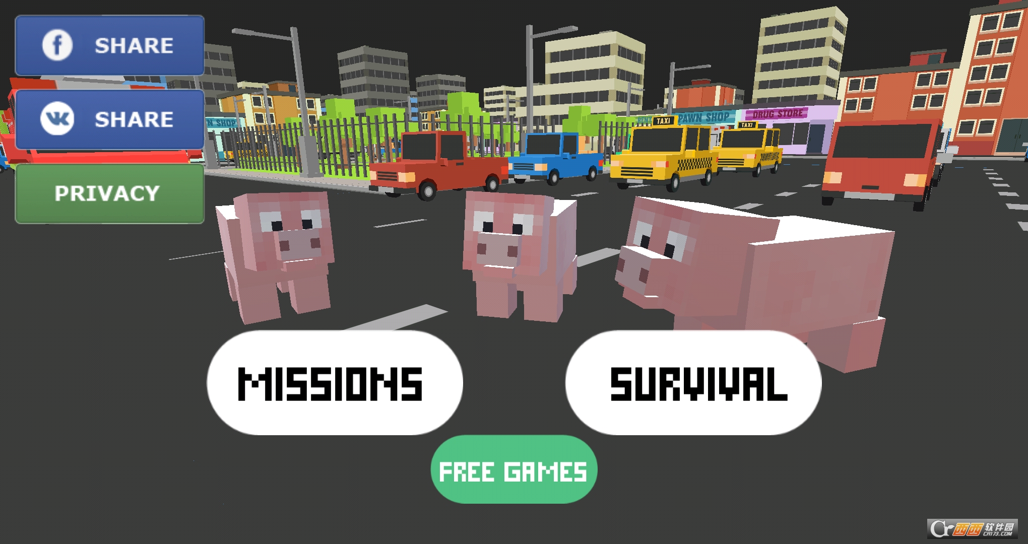 Blocky City Pig(城市猪模拟) v1.02 安卓版