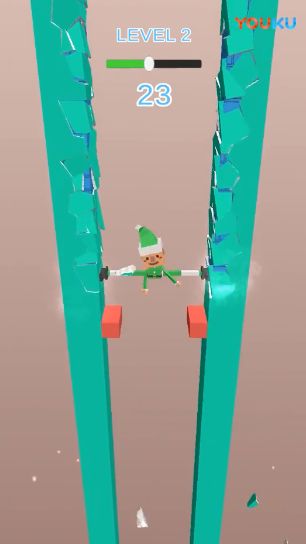 抖音上小人用腿撑住墙Fracture Jump手机游戏最新版  v3.3.2