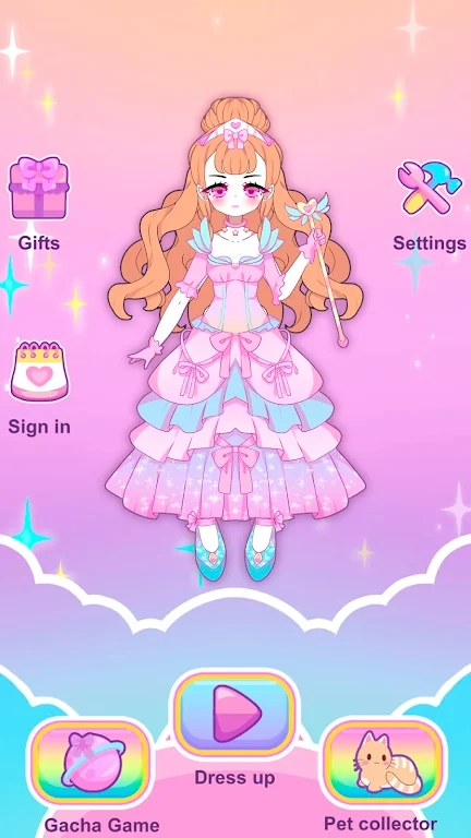 月亮物语换装女孩游戏官方版（Moon Story） 截图1