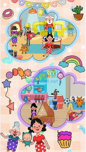 迷你樱花小屋游戏