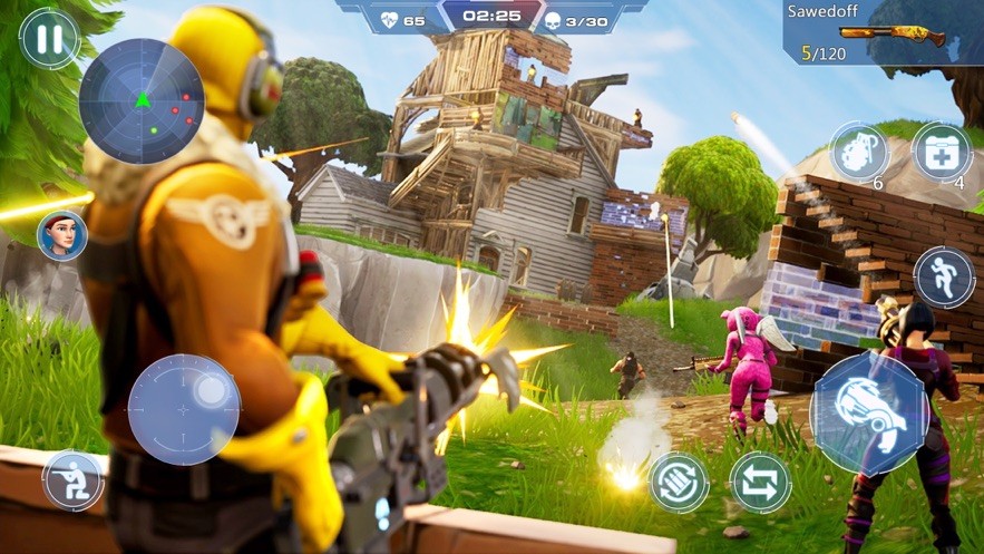 和平战场荒野精英堡垒派对求生