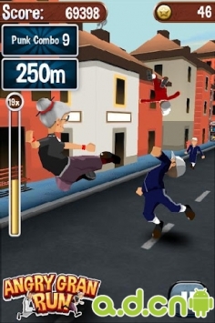 愤怒的老奶奶玩酷跑内购绿色版 v1.2 v2.5.5