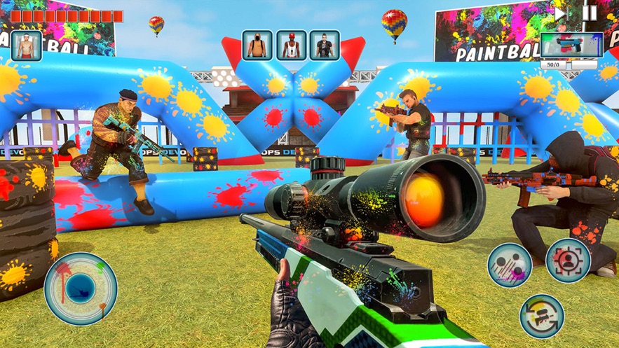 彩弹战斗射击土地 v1.0