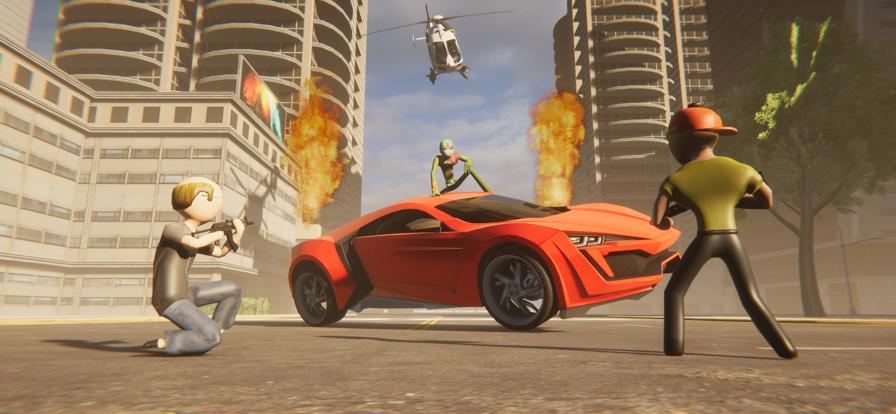 飞行超级英雄犯罪城3D游戏中文手机版图片1