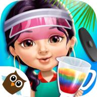 可爱女孩的夏日