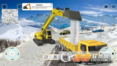 雪挖掘机驾驶3D手游 v1.0 安卓版