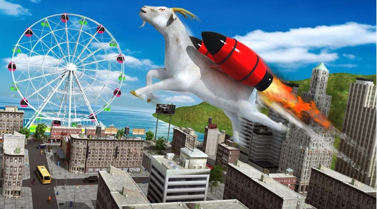 狂暴山羊城市大作战 v1.0