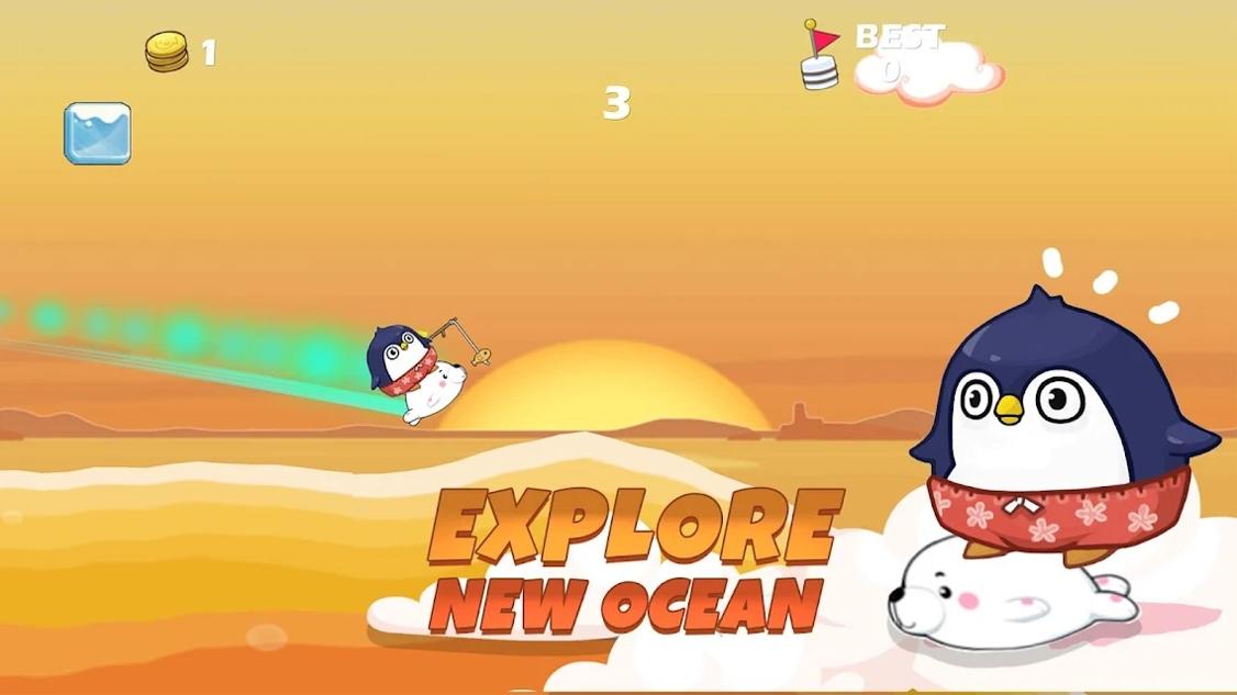 南极企鹅滑浪 v1.0.1