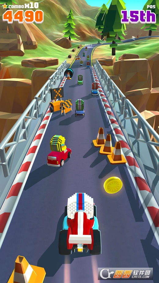 Blocky Racing(无尽街道狂飙手游)