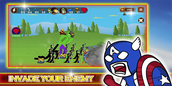 火柴人英雄之战(Hero stick war)无限钻石版 v4