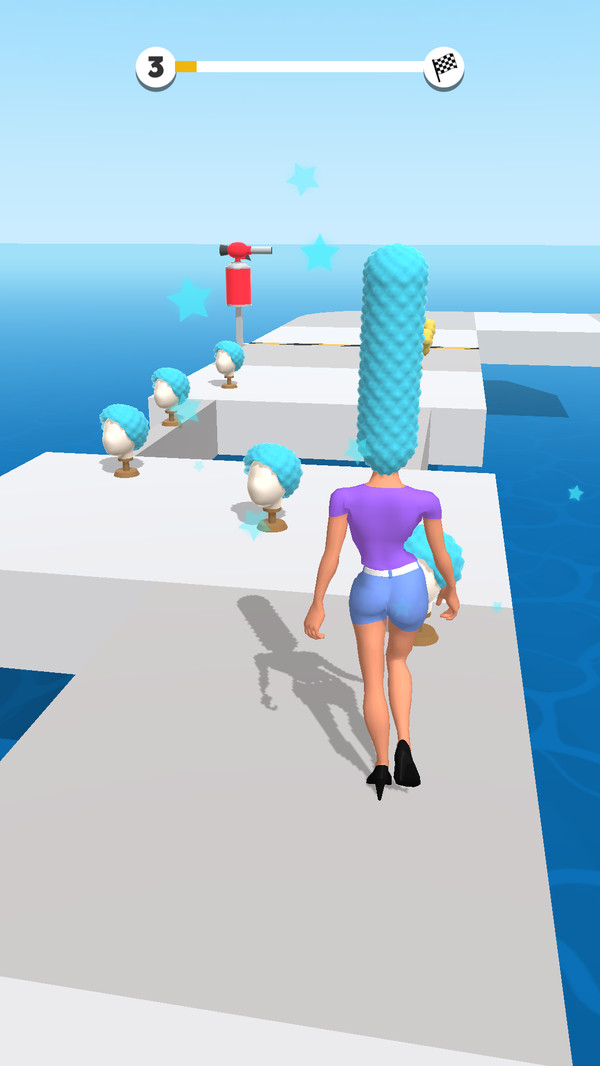 抖音姐头发贼高小游戏官方版  v3.0.3