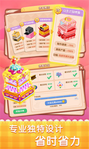 梦幻蛋糕店无限钻石版最新版截图0