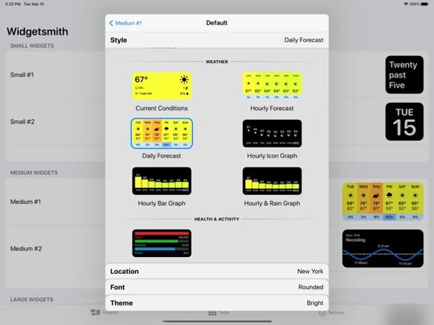 widgetsmith v20201223