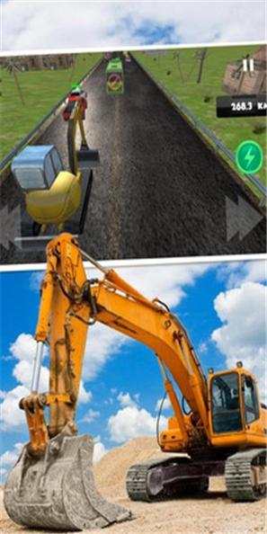 模拟挖掘机驾驶