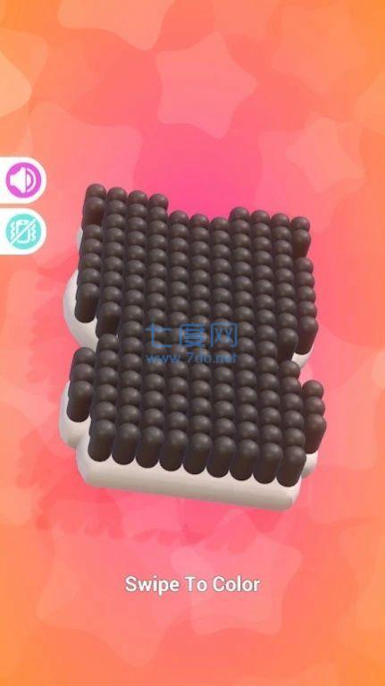 颜色刮削3D游戏