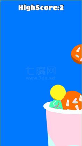 接冰淇淋球游戏