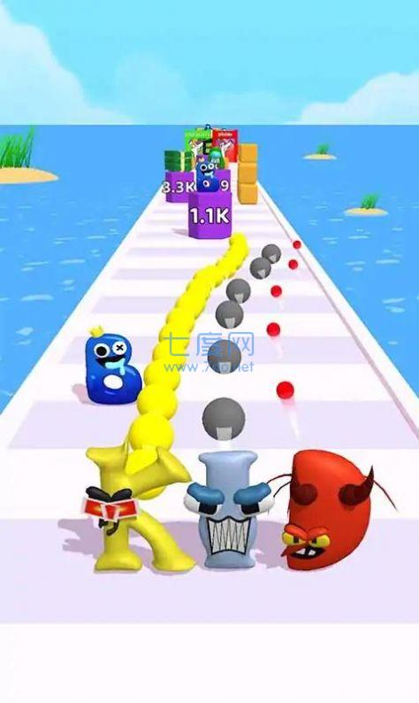 字母恐龙跑游戏