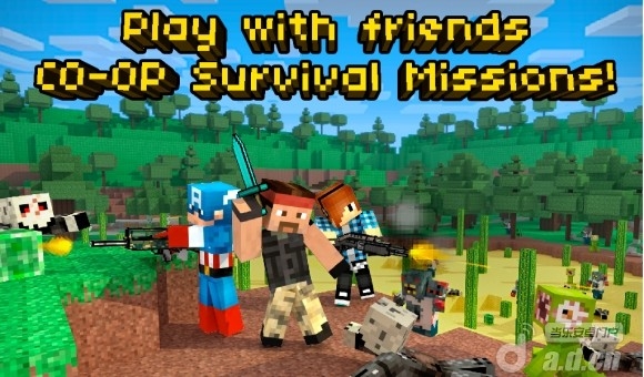 3D像素射击 完整版(含数据包) Pixel Gun 3D PRO Minecraft Ed. v5.2.0 v3.0.5