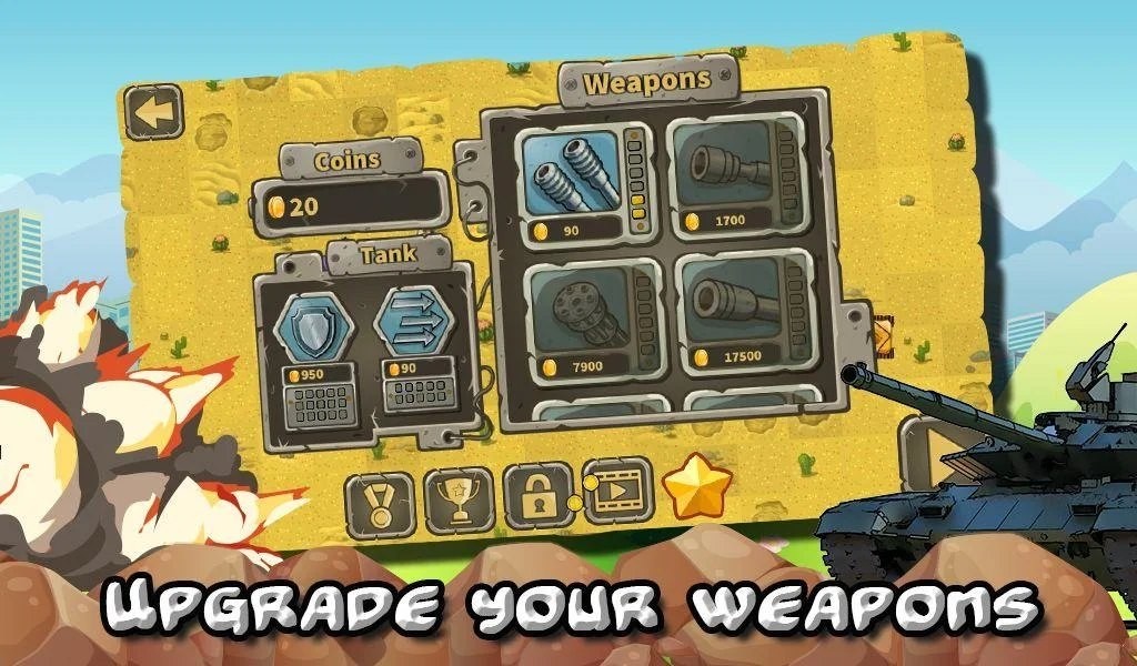 坦克卡通战  v2.3
