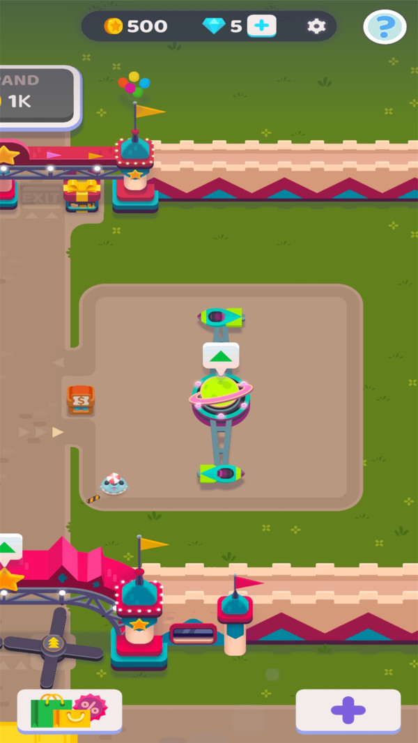 拥挤主题公园中文最新版免费金币  v3.1.1