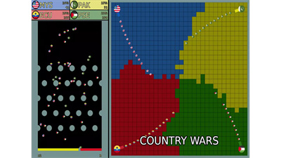 大理石种族与乡村战争MarbleRace Country Wars