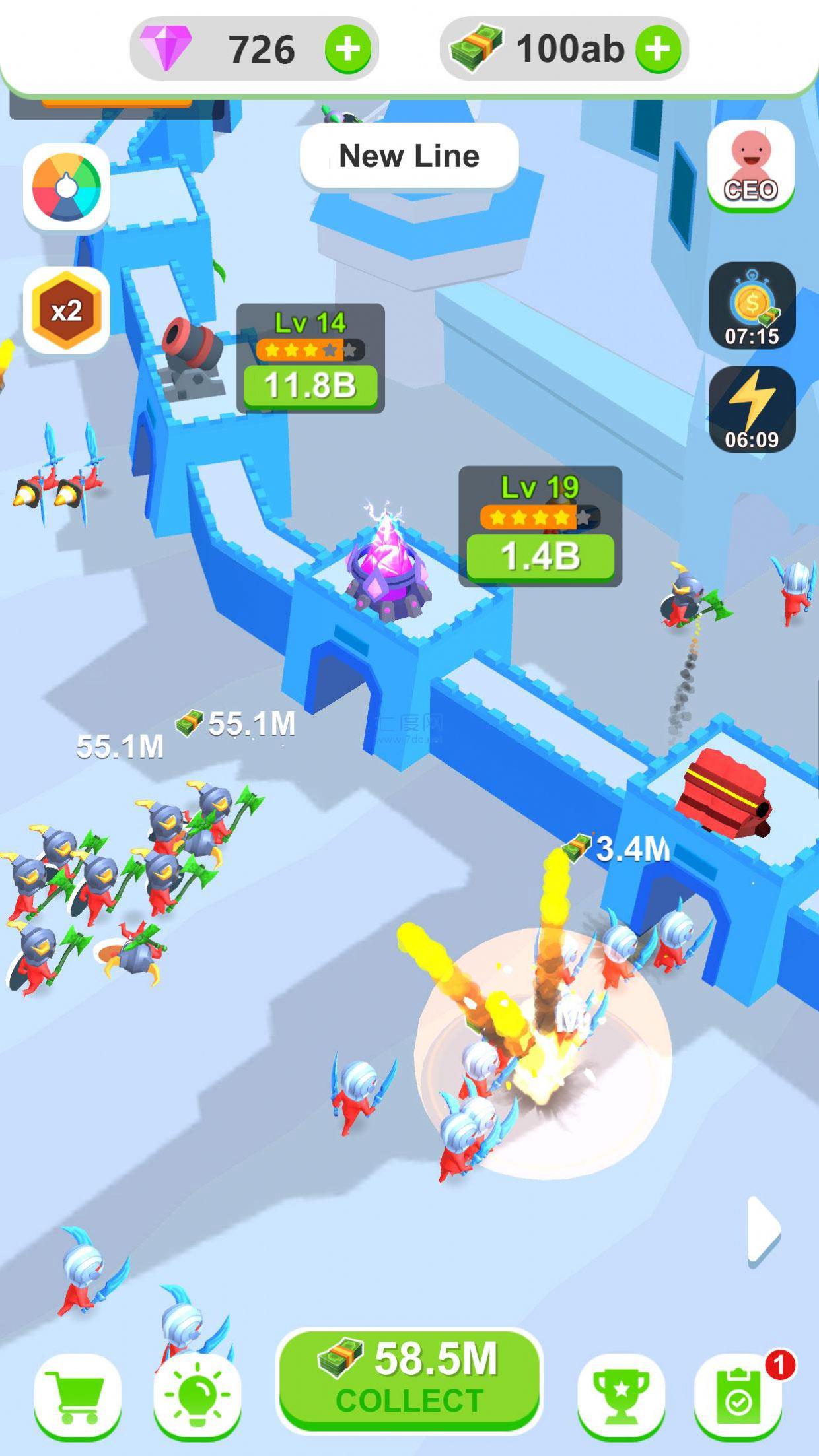 空闲城堡塔防(Idle Castle Defense) v0.0.1