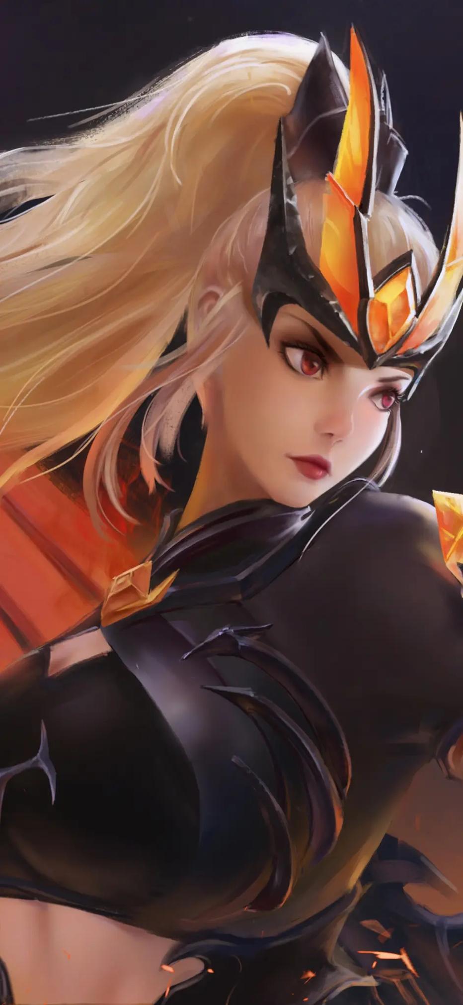 王者荣耀花木兰女汉子英雄同人图 v1.0