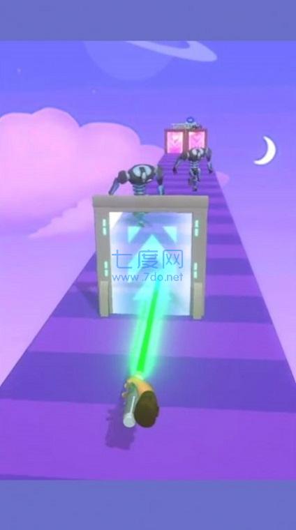 激光射击跑酷