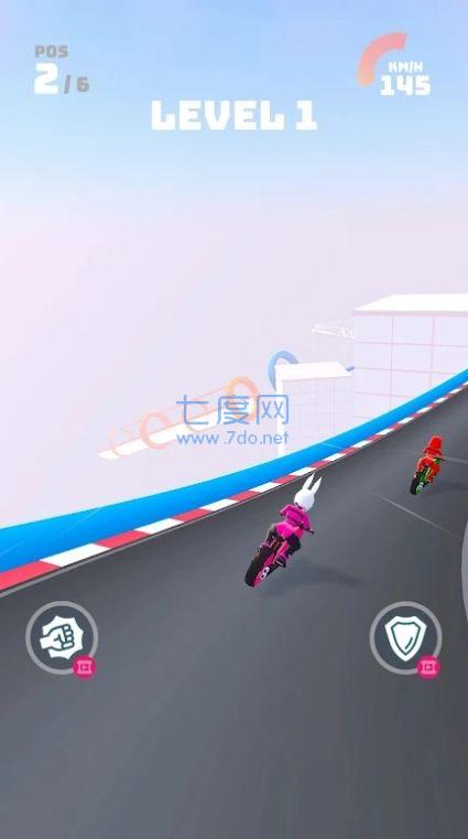 摩托车竞速跑游戏