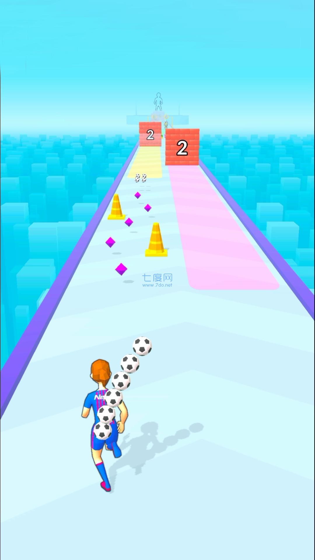 足球跑步者游戏