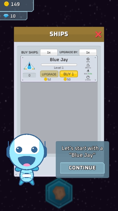 Spacey(星系放置RPG)