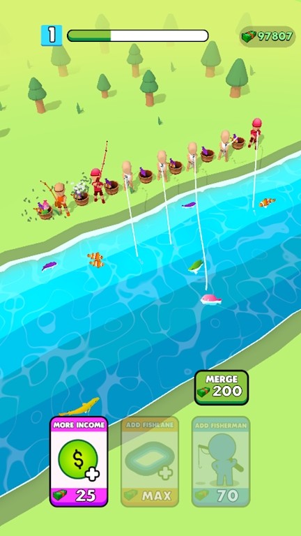 钓鱼竿圈游戏 v1.0