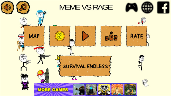 卧槽大战尼玛最新版(Meme Vs Rage) v1.0.5