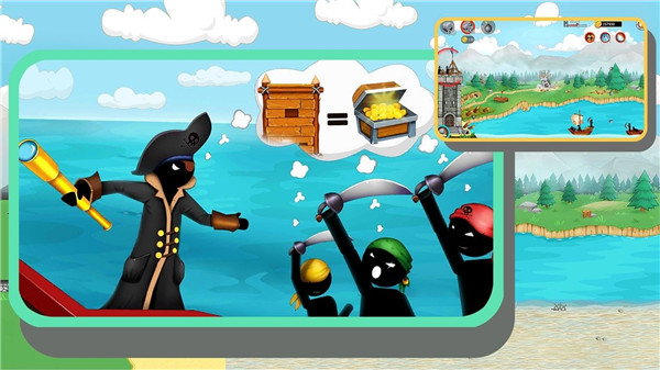 火柴人海上战争最新版 v1.0