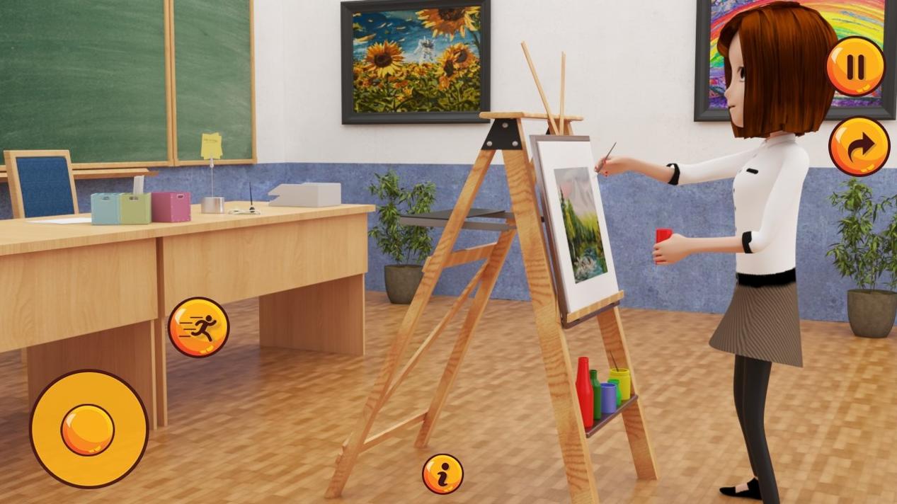 高中女生模拟器中文版截图1