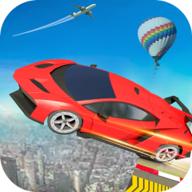 汽车特技城市屋顶司机