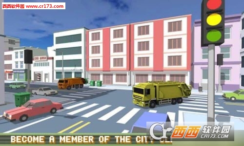 Blocky Garbage Truck Sim Pro(垃圾车驾驶2018最新版) v1.0 安卓版